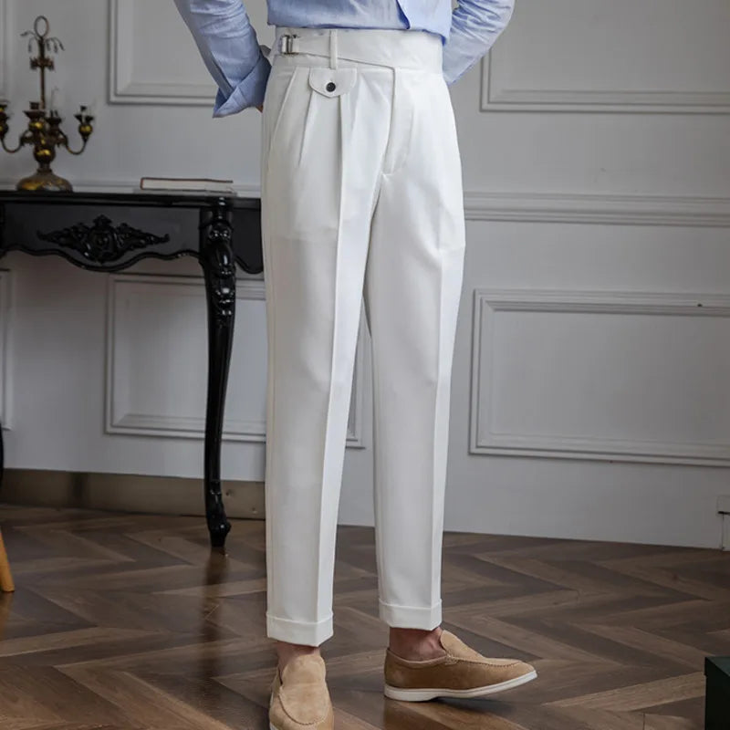 Pantalones Gurkha con trabillas LS048