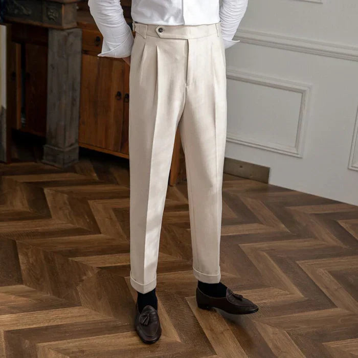 Pantalón Gurkha con trabillas LS054