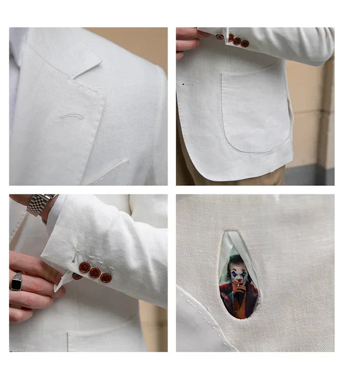 Blazer in Lino Bianco Firenze