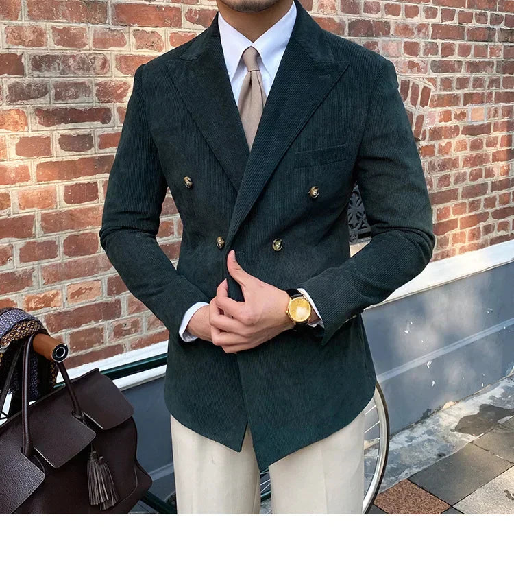 Blazer Avvolgente in Velluto Loops LS019