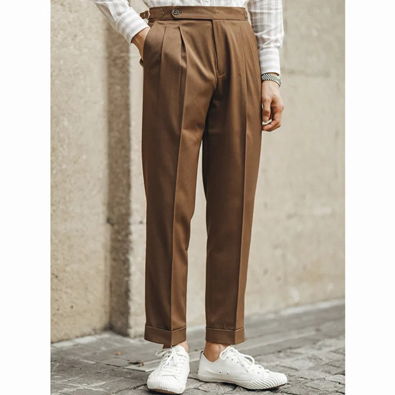 Pantalón Gurkha con trabillas LS073