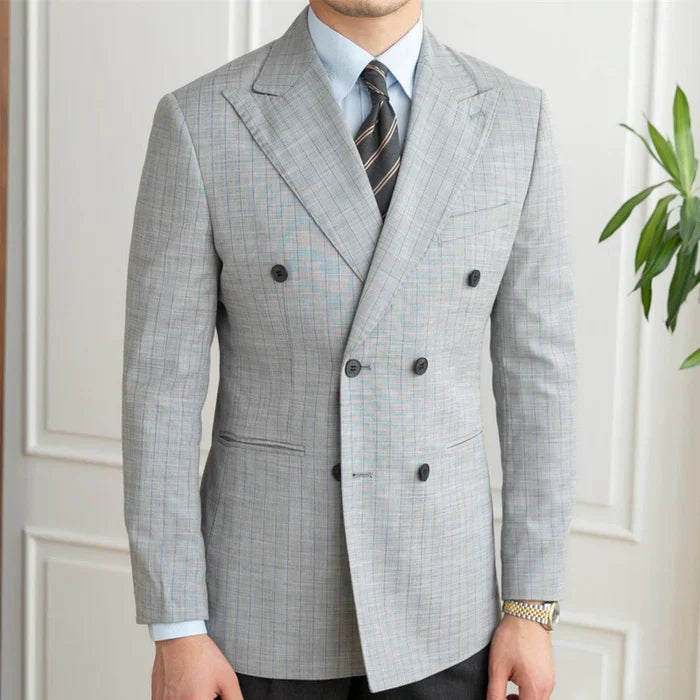 Blazer croisé bouclé LS033