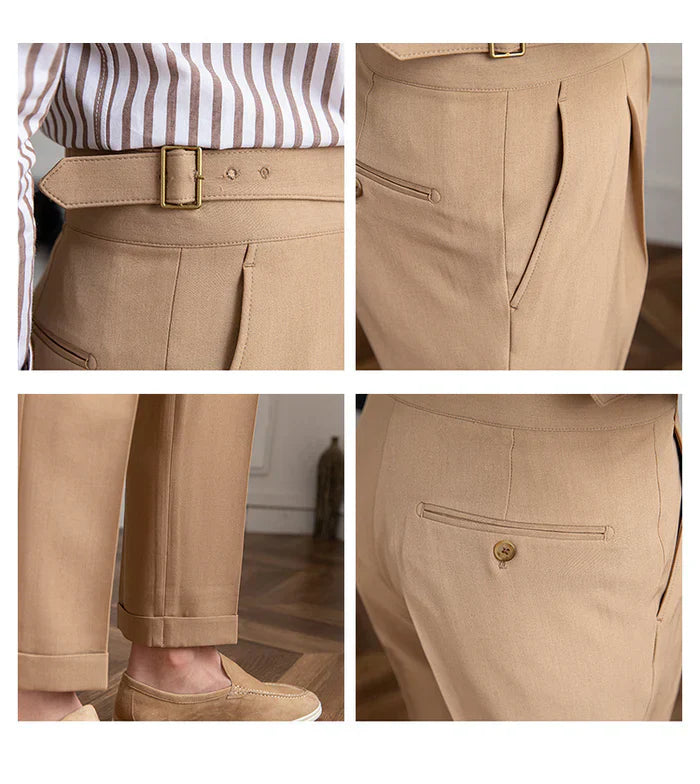 Pantalones Gurkha con trabillas LS049