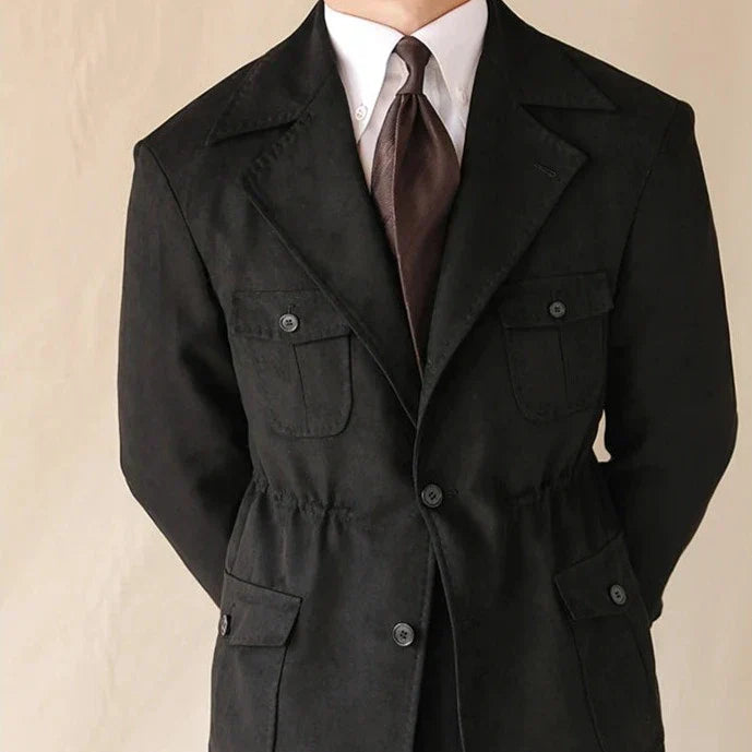 Safari-Jacke Revers Oberbekleidung