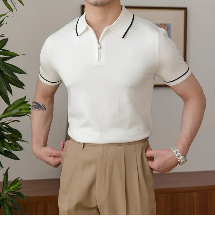 Polo tricoté Looped LS046 pour homme