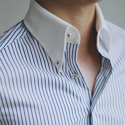 Camisa con ojal LS014