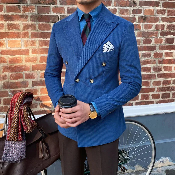 Blazer Avvolgente in Velluto Loops LS019
