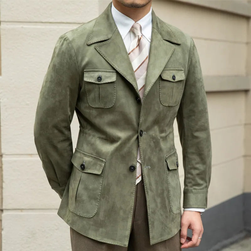 Blouson Safari en Daim