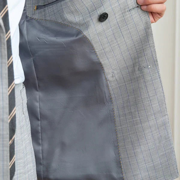 Blazer croisé bouclé LS033