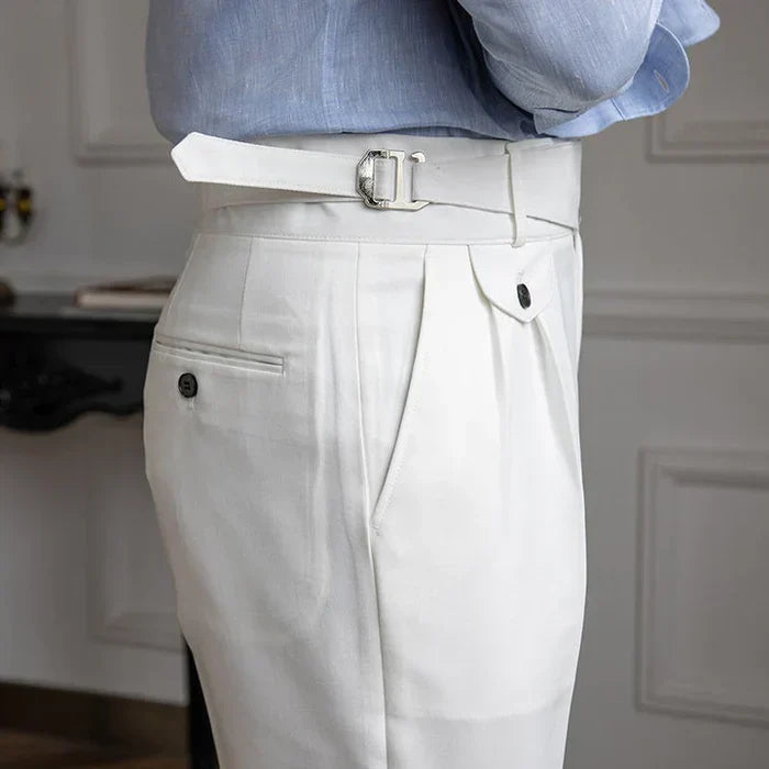 Pantalones Gurkha con trabillas LS048