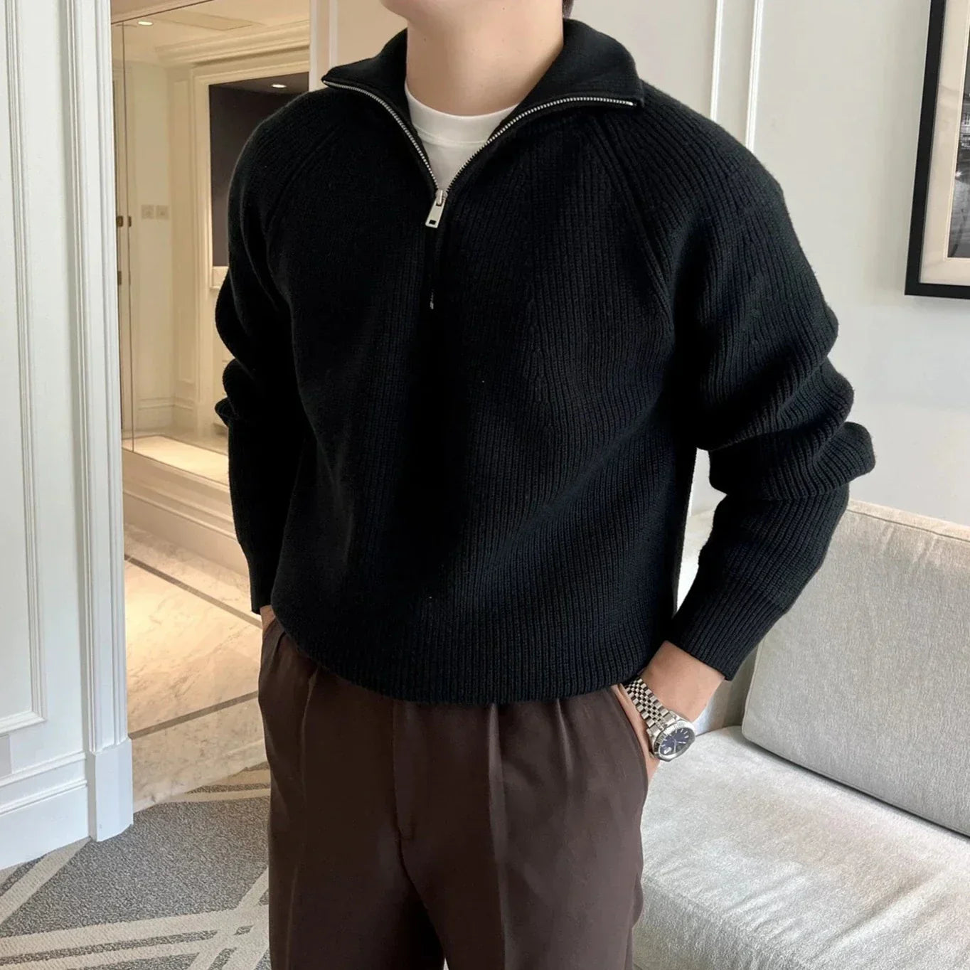 Pull Homme British LS003