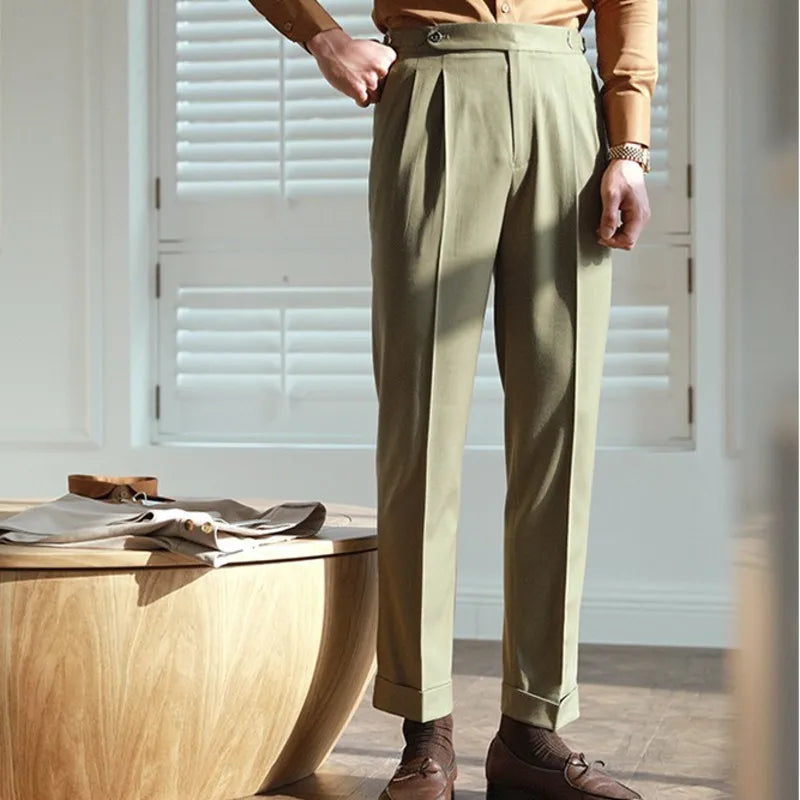 Pantalón Gurkha con trabillas LS073
