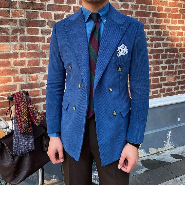 Blazer Avvolgente in Velluto Loops LS019