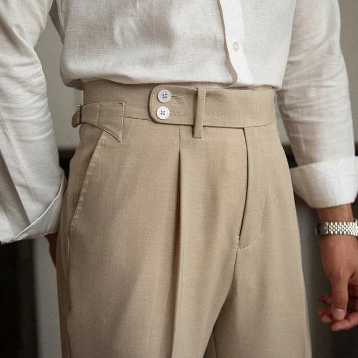 Pantalones Gurkha con trabillas LS052