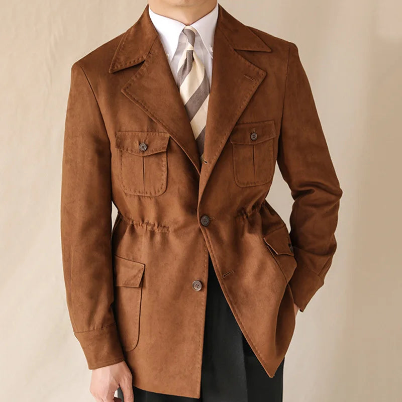 Safari-Jacke Revers Oberbekleidung