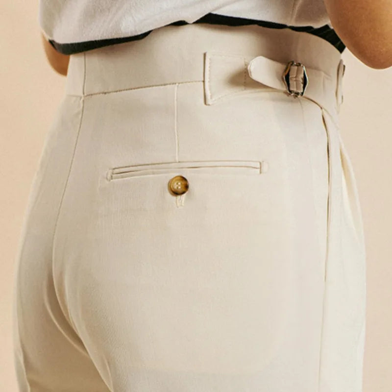 Pantalones Gurkha de Hombre con Lazos LS044