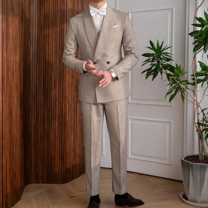 Costume Gregory à revers châle