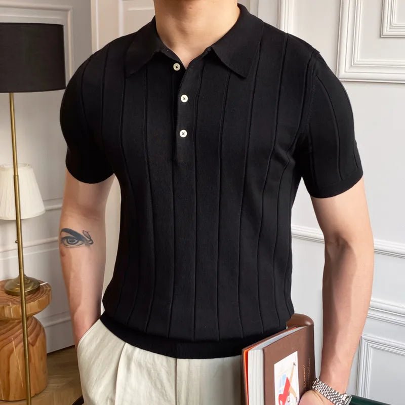 Camicia Elegante Loops LS049 da Uomo