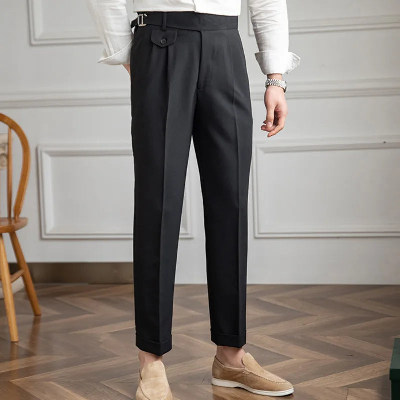 Pantalones Gurkha con trabillas LS048