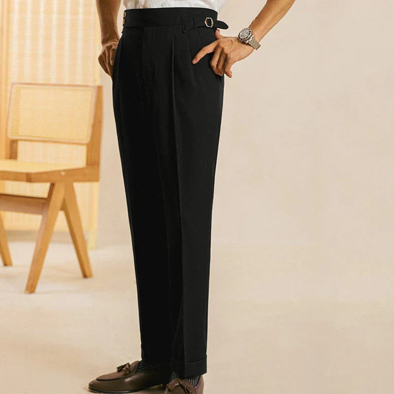 Pantalones Gurkha de Hombre con Lazos LS044