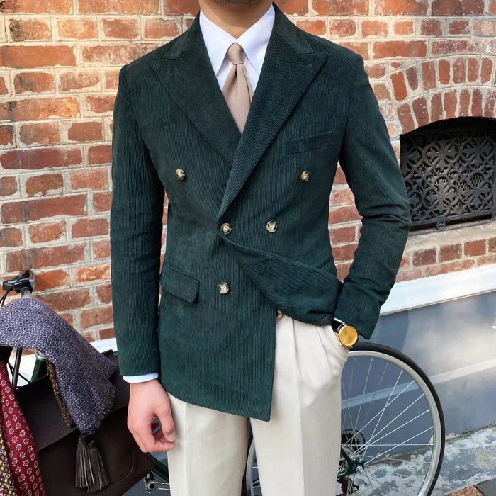 Blazer Avvolgente in Velluto Loops LS019