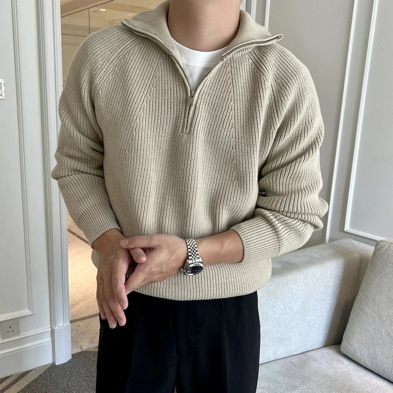 Pull Homme British LS003