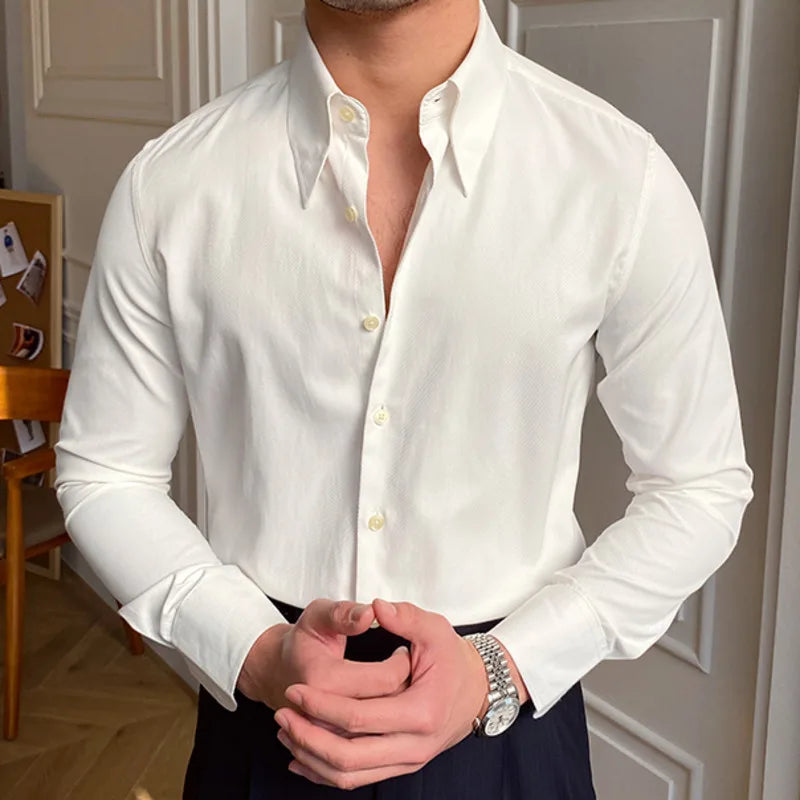 Camicia Elegante Loops LS020 da Uomo