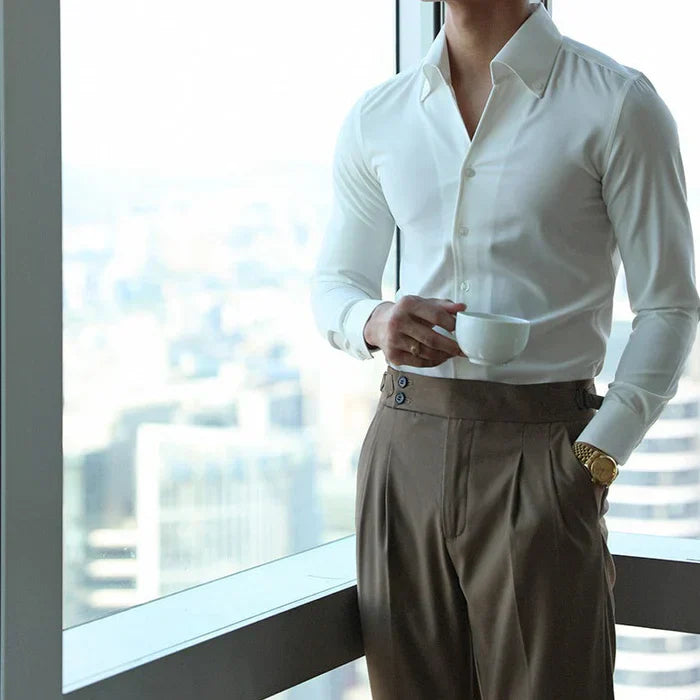 Chemise habillée homme avec boucle LS032
