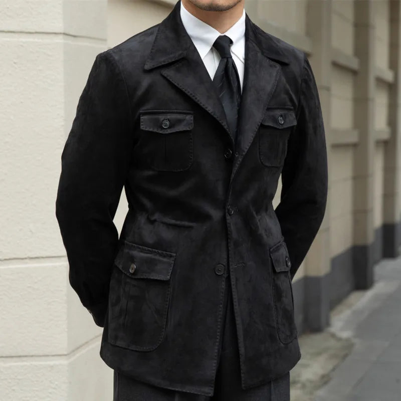 Blouson Safari en Daim