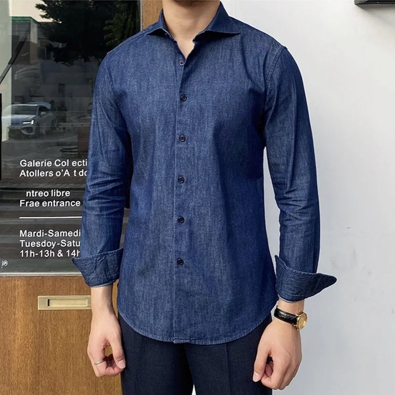 Camicia Elegante Loops LS021 da Uomo