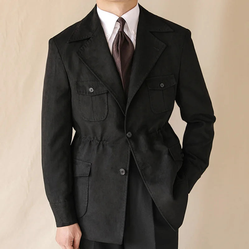 Safari-Jacke Revers Oberbekleidung