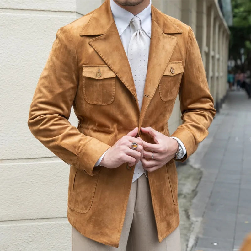 Blouson Safari en Daim