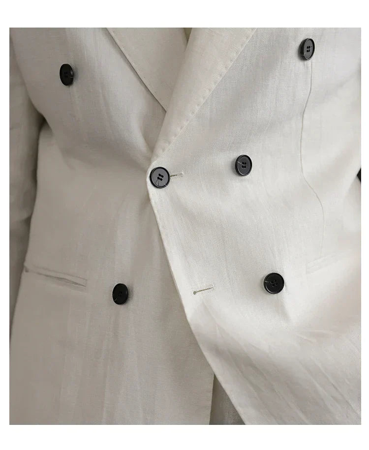 Abito Doppiopetto in Lino Loops LS035