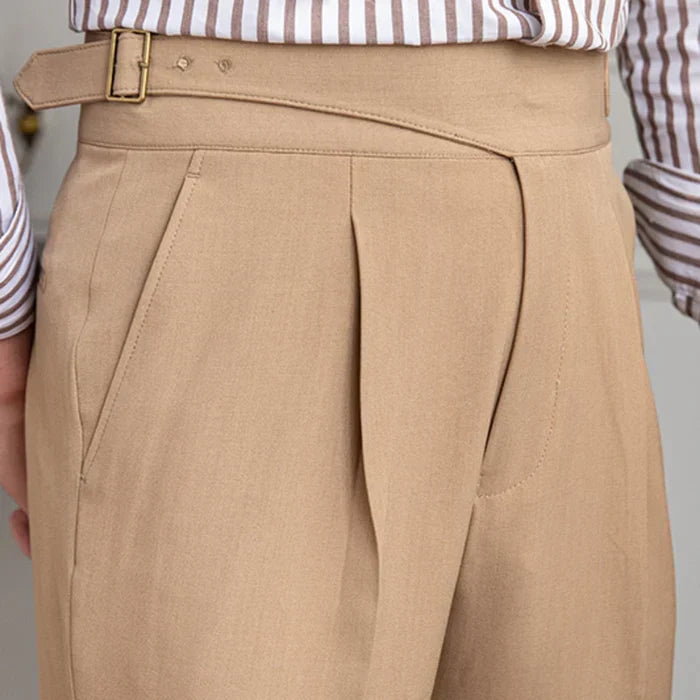 Pantalones Gurkha con trabillas LS049