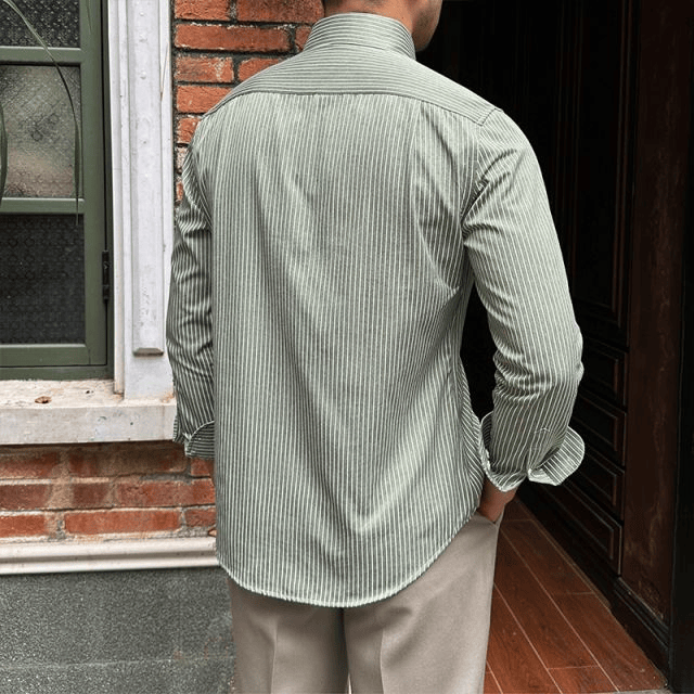 Camicia Bath con Colletto a Punta