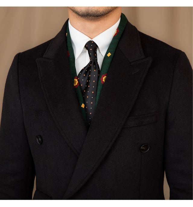 Cappotto Doppiopetto Nero