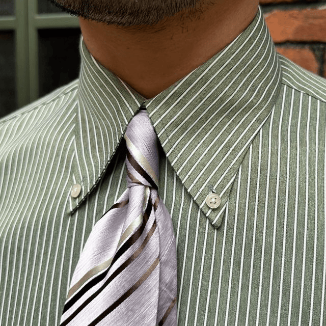 Camicia Bath con Colletto a Punta