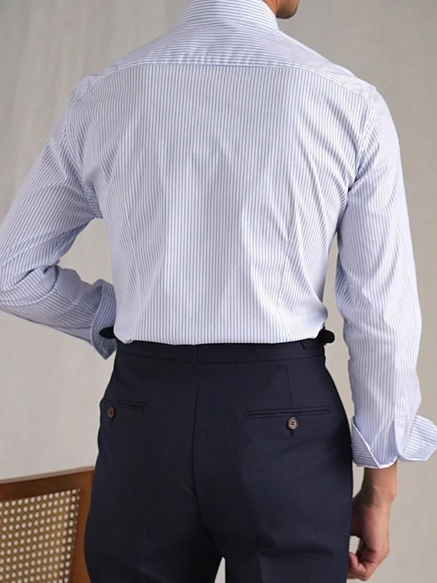 Camisa Casual de Negocios a Rayas Loops