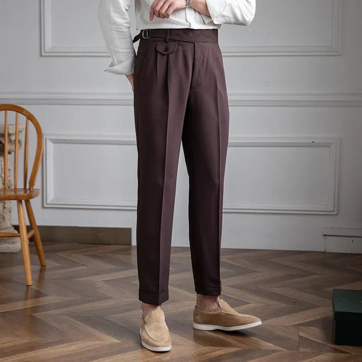Pantalones Gurkha con trabillas LS048