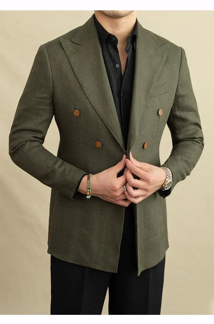 Blazer de Lino Entallado LS035