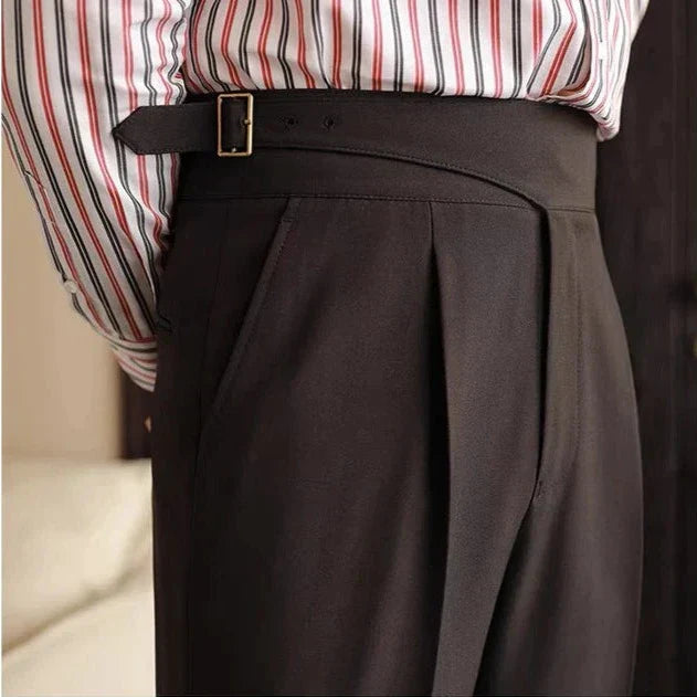 Pantalones Gurkha con trabillas LS049
