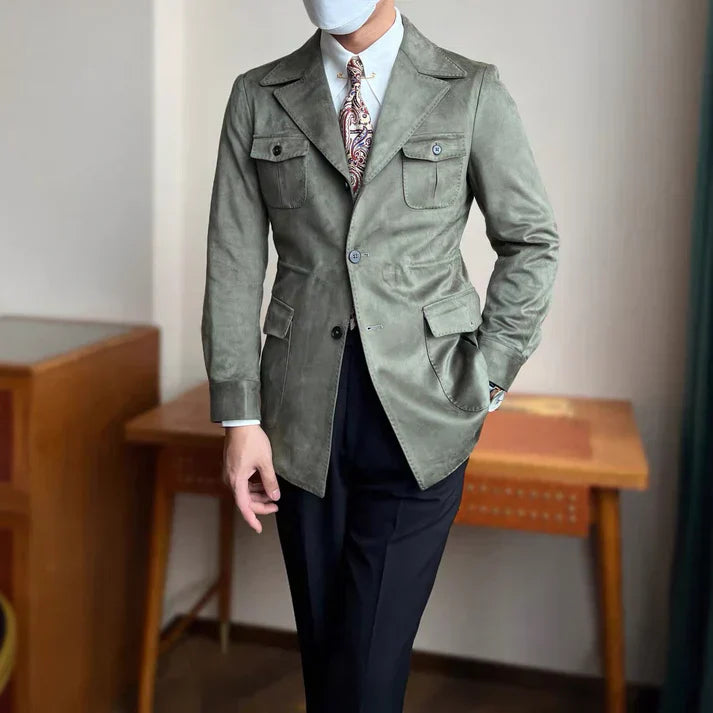 Blouson Safari en Daim