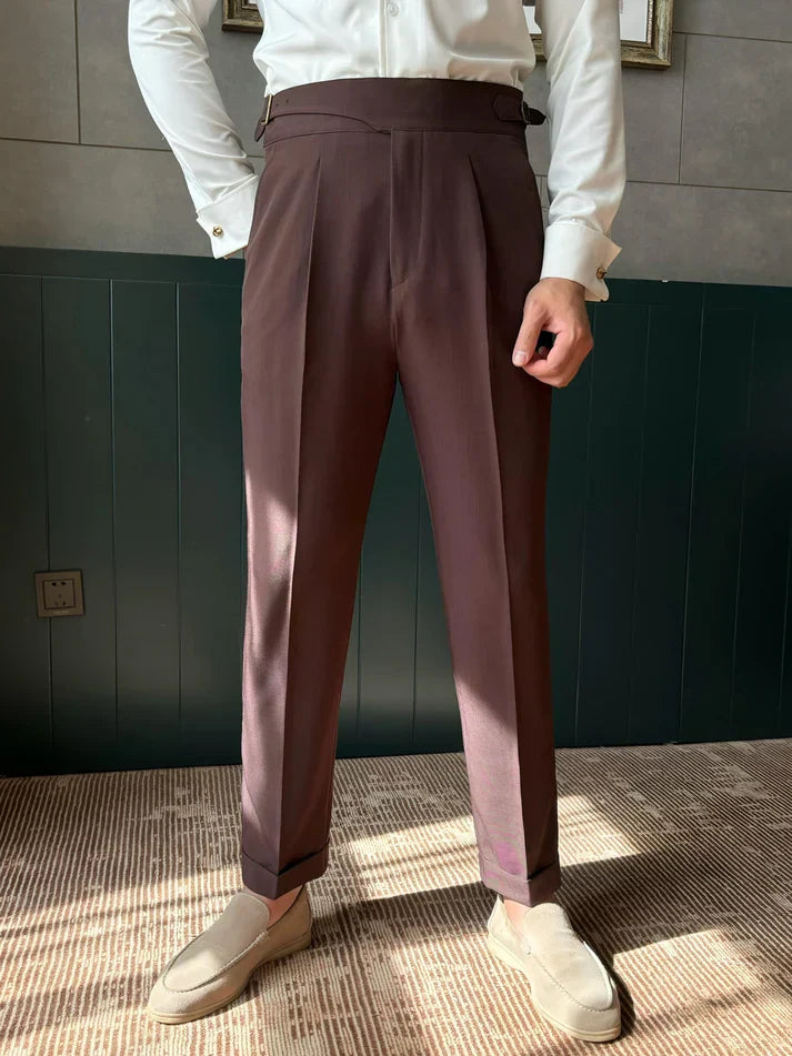 Pantalones Gurkha con trabillas LS049